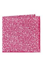 Men's Ted Baker London Floral Pocket Square, Size - Pink