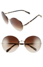 Women's Oliver Peoples Jorie 62mm Semi Rimless Sunglasses - Gold