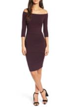 Women's Bailey 44 Degage Off The Shoulder Body-con Dress - Burgundy