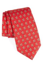 Men's Vineyard Vines University Of Maryland Silk Tie, Size - Red