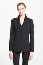 Women's Akris Punto Techno One-button Jacket - Black