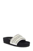 Women's Suecomma Bonnie Imitation Pearl & Crystal Embellished Slide Sandal
