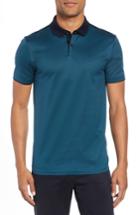 Men's Boss Pitton Slim Fit Polo - Blue