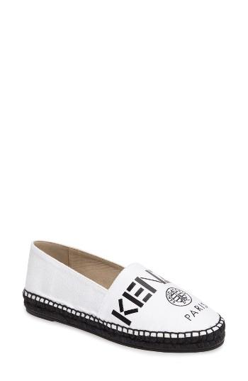 Women's Kenzo Logo Espadrille Us / 36eu - White