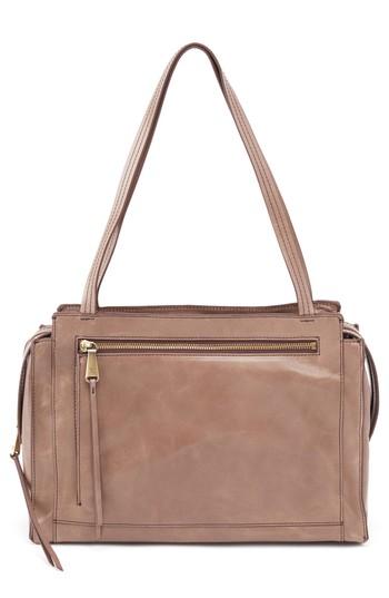 Hobo Affinity Calfskin Leather Tote - Grey