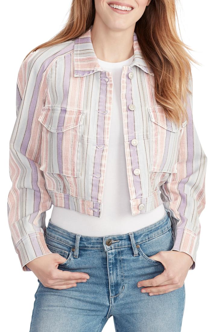 Women's Ella Moss Dolman Bomber Jacket - Pink