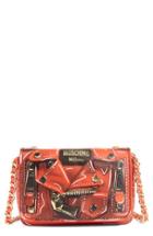 Moschino 'mini Biker' Print Shoulder Bag -