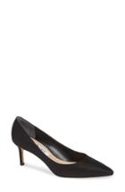 Women's Nina Stacy Pointy Toe Pump .5 M - Black