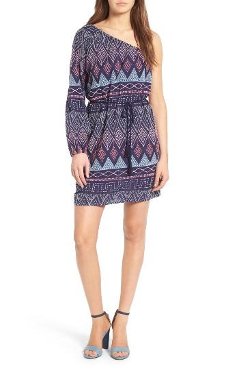 Women's Devlin Genna Embroidered One-shoulder Dress