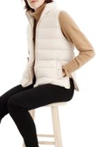 Women's J.crew Anthem Down & Feather Fill Puffer Vest - Beige