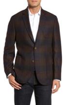 Men's Flynt Plaid Wool Sport Coat R - Grey
