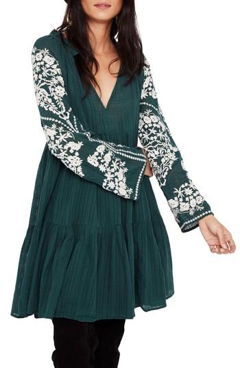 Women's Free People Emerald City Shift Dress - Green
