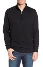 Men's Peter Millar Crown Comfort Jersey Quarter Zip Pullover - Pink