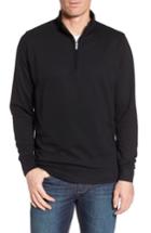 Men's Peter Millar Crown Comfort Jersey Quarter Zip Pullover - Pink