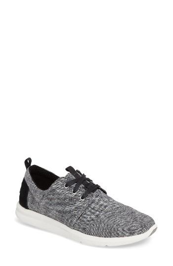 Women's Toms Del Ray Sneaker M - Black