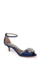 Women's Badgley Mischka Sainte Crystal Embellished Sandal M - Blue