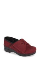 Women's Dansko Pro Bow Clog .5-7us / 37eu M - Red