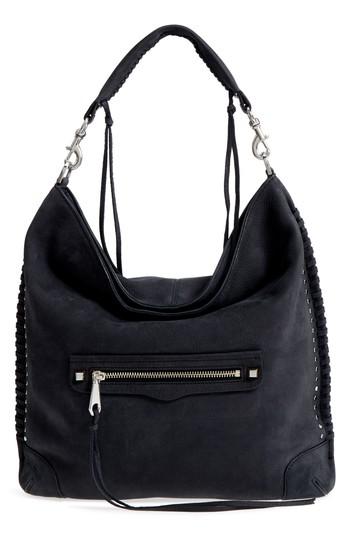 Rebecca Minkoff Slim Regan Leather Hobo - Black