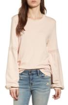 Women's Hinge Blouson Sleeve Sweatshirt - Pink