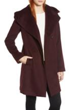Women's Sam Edelman Shawl Collar Hooded Coat - Red