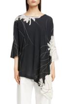 Women's Y's By Yohji Yamamoto Unbalance Top - Black