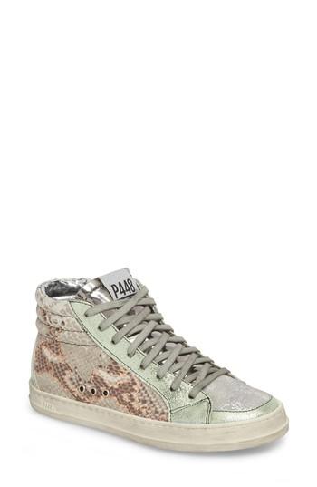 Women's P448 Skate High Top Sneaker -5.5us / 36eu - Blue