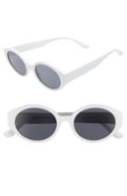 Women's Bp. 50mm Oval Sunglasses - White