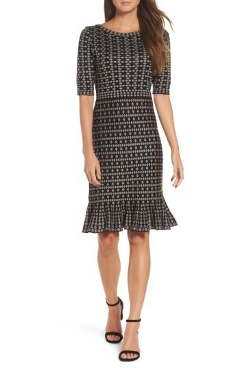 Women's Taylor Dresses Flounce Hem Sweater Dress