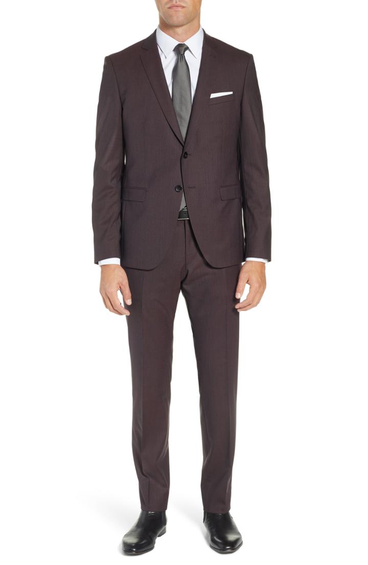 Men's Boss Reymond/wenten Extra Slim Fit Solid Wool Suit