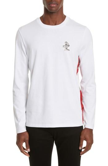Men's Moncler Maglia Griccollo Long Sleeve T-shirt - White