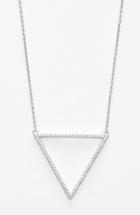 Women's Bony Levy 'prism' Diamond Triangle Pendant Necklace (nordstrom Exclusive)