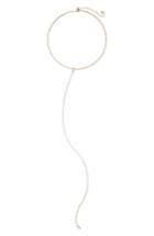Women's Kitsch Thin Crystal Drop Necklace