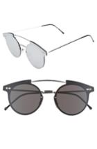 Women's Spitfire Trip Hop 55mm Sunglasses - Silver/ Silver Mirror
