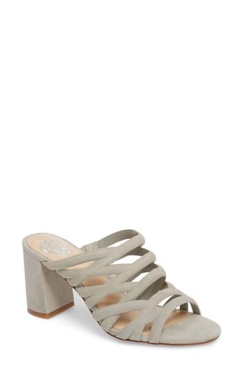 Women's Vince Camuto Raveana Cage Mule .5 M - Grey