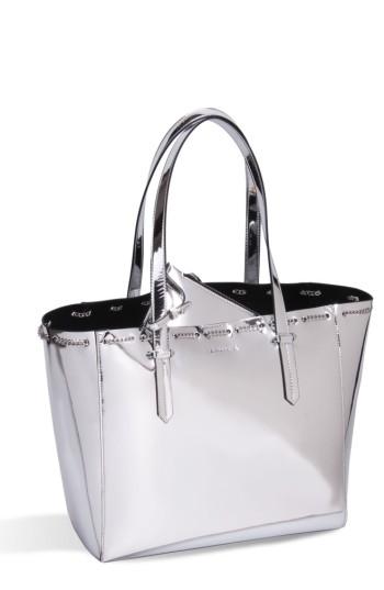 Kendall + Kylie Izzy Chain Faux Leather Tote - Metallic