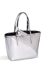 Kendall + Kylie Izzy Chain Faux Leather Tote - Metallic