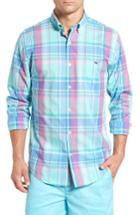 Men's Vineyard Vines North Hill Plaid Tucker Slim Fit Sport Shirt