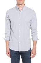 Men's Mizzen+main Yesler Trim Fit Seersucker Sport Shirt - Blue