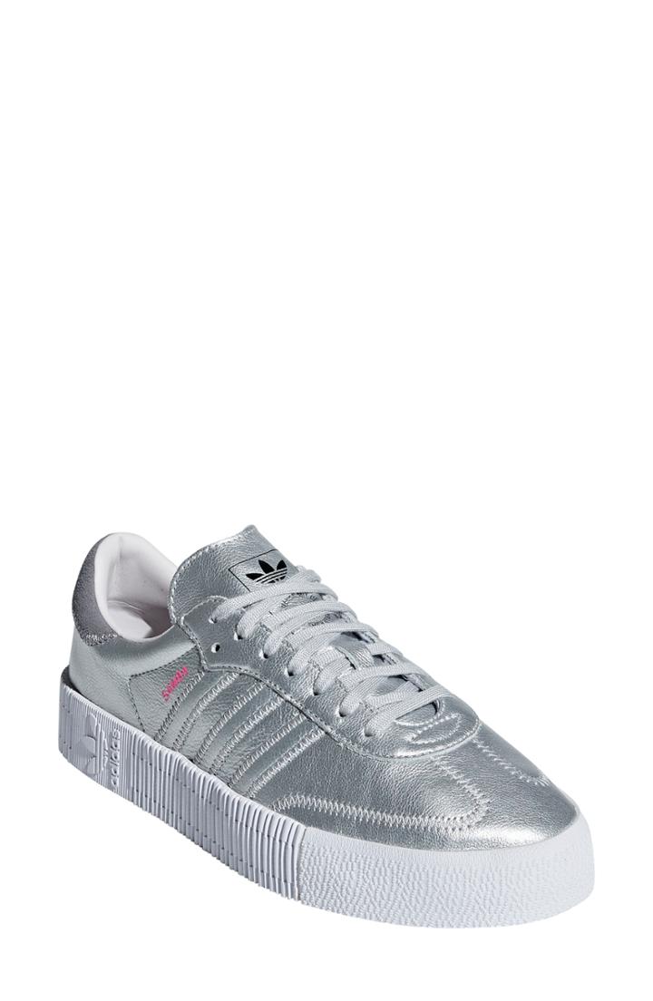 Women's Adidas Samba Rose Sneaker M - Metallic