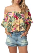 Women's Rip Curl Hanalei Bay Off The Shoulder Top - Yellow