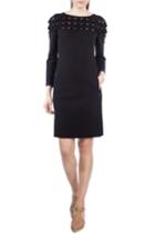 Women's Akris Punto Cutout Dot Shift Dress