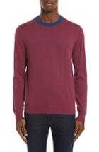 Men's Ps Paul Smith Ministripe Crewneck Sweater - Blue