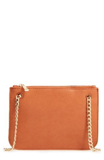 Bp. Faux Leather Crossbody Clutch -