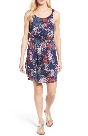 Women's Lucky Brand Nora Drawstring Print Knit Dress