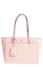Tory Burch Small Robinson Leather Tote - Pink