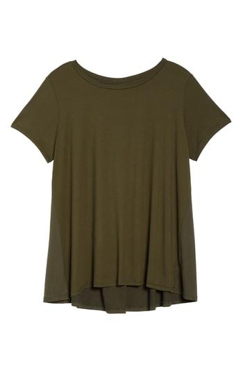 Women's Bobeau Butter Short Sleeve Tee, Size - Green