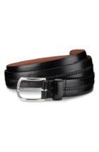 Men's Allen Edmonds Cambridge Ave Leather Belt - Black