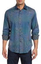 Men's Robert Graham Marsh Classic Fit Sport Shirt - Blue