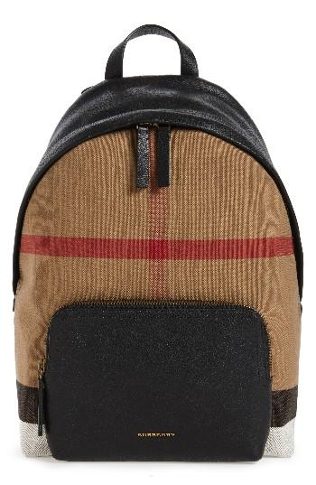 Men's Burberry Abbeydale Backpack - Black