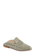 Women's Kristin Cavallari Charlie Studded Loafer Mule .5 M - Green